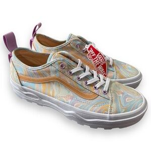 Men’s Vans Off The Wall  in Yellow/Pink​​​​​​​